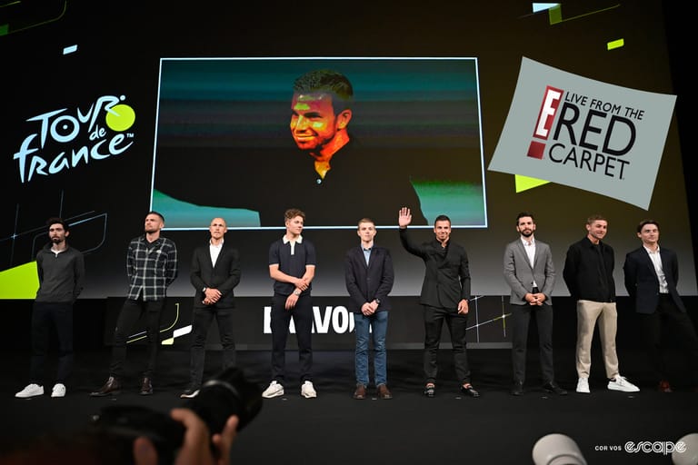 Imagining the red carpet at the Tour de France route presentation
